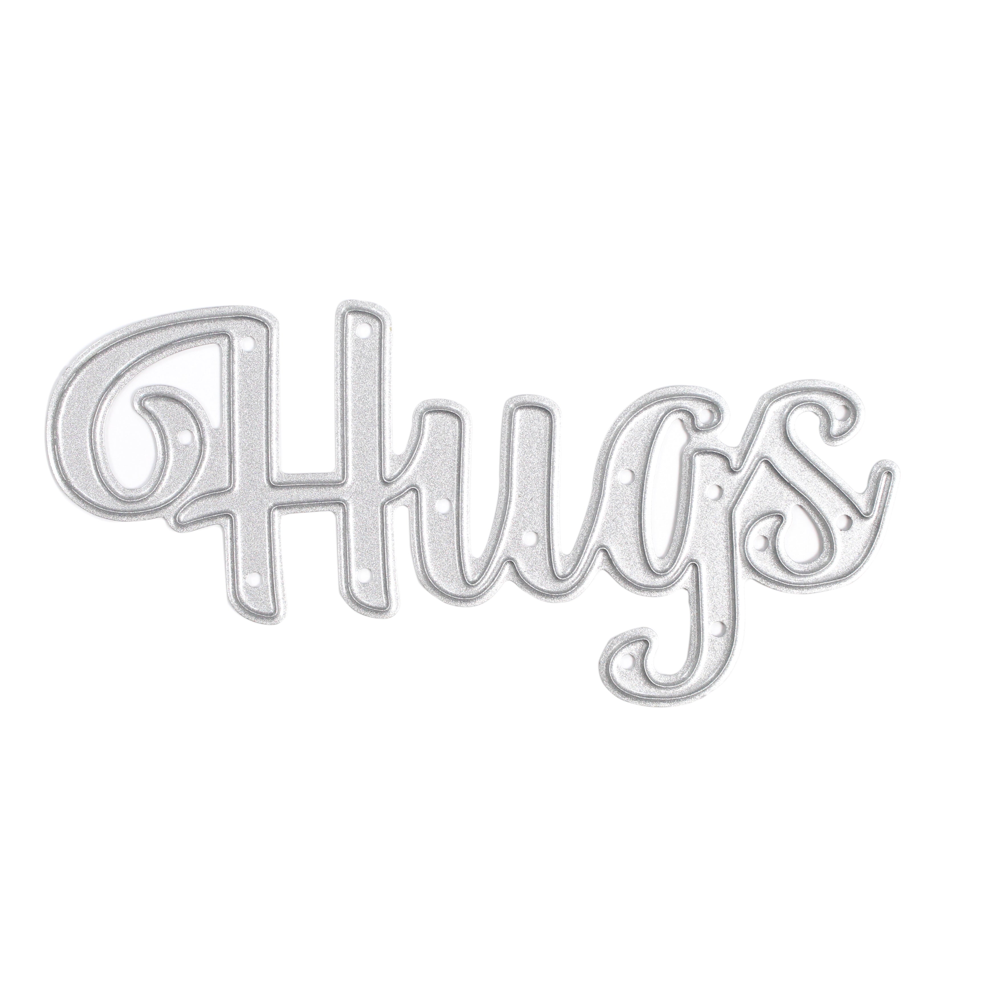 Thin Cut Dies Hugs 7Cm X 3.5Cm 1Pc