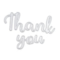 Thin Cut Dies Thank You Thank: 8Cm X 4Cm You: 4.5Cm X 2.5Cm 2Pc