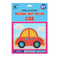 Mosaic Art Decor Peel And Stick Car 17 X 21Cm 1Pack