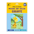 Mosaic Art Decor Peel And Stick Giraffe 21 X 17Cm 1Pack