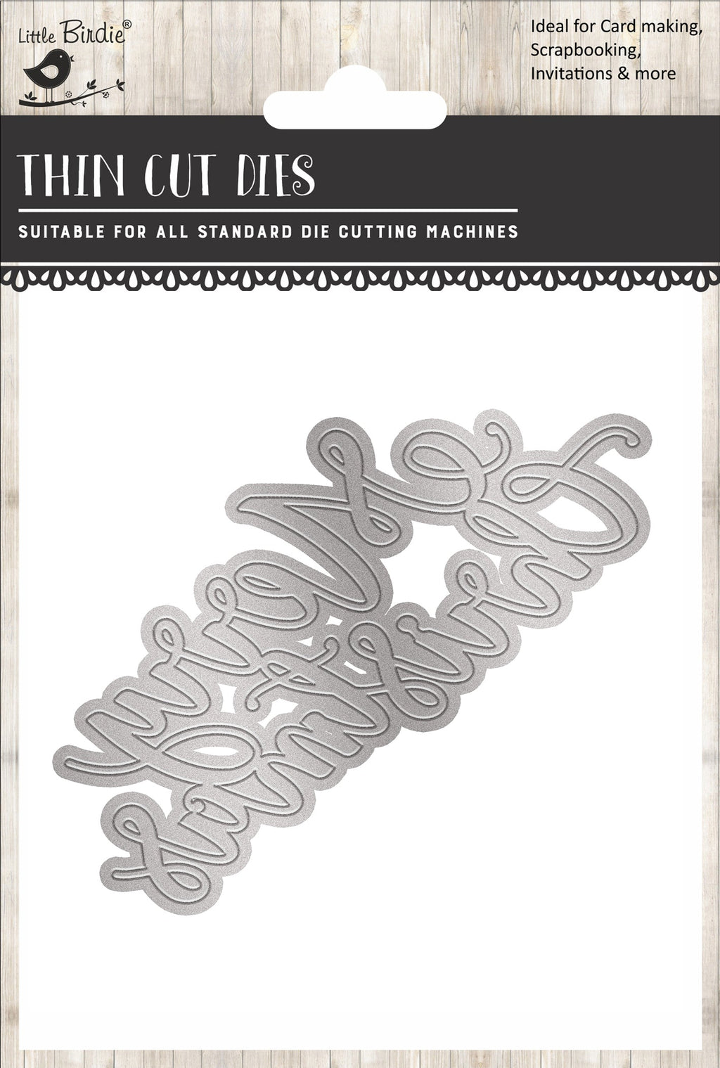 Christmas Thin Cut Dies Christmas Wishes 71 x 96mm 1pc