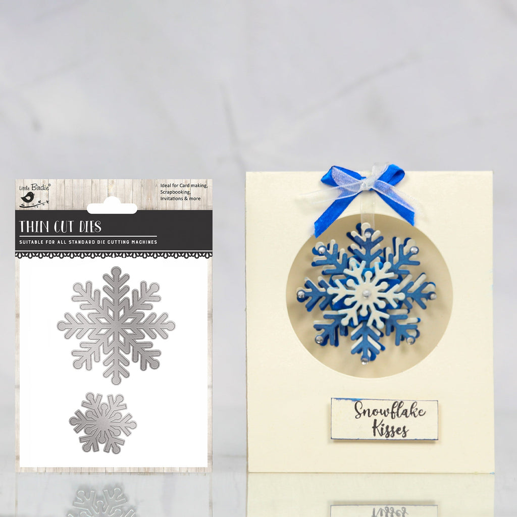 Christmas Thin Cut -Dies Snowflakes 93 x 72mm 2pc
