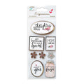 Little Birdie 3D Foil Stickers - Mom I Love You 8Pcs