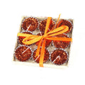 Little Birdie Bottle Cap Glitter Candle Set 9pcs - Orange
