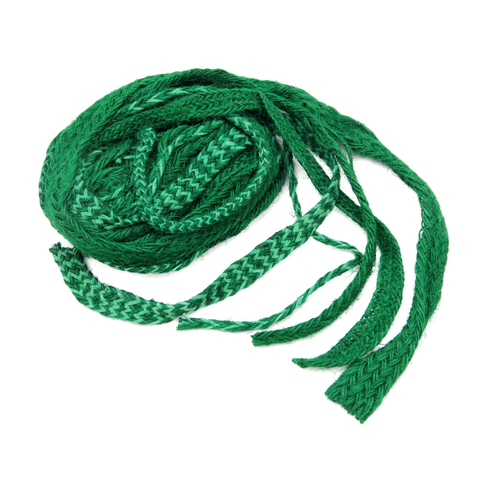 Christmas Burlap Twine Green 6mtr