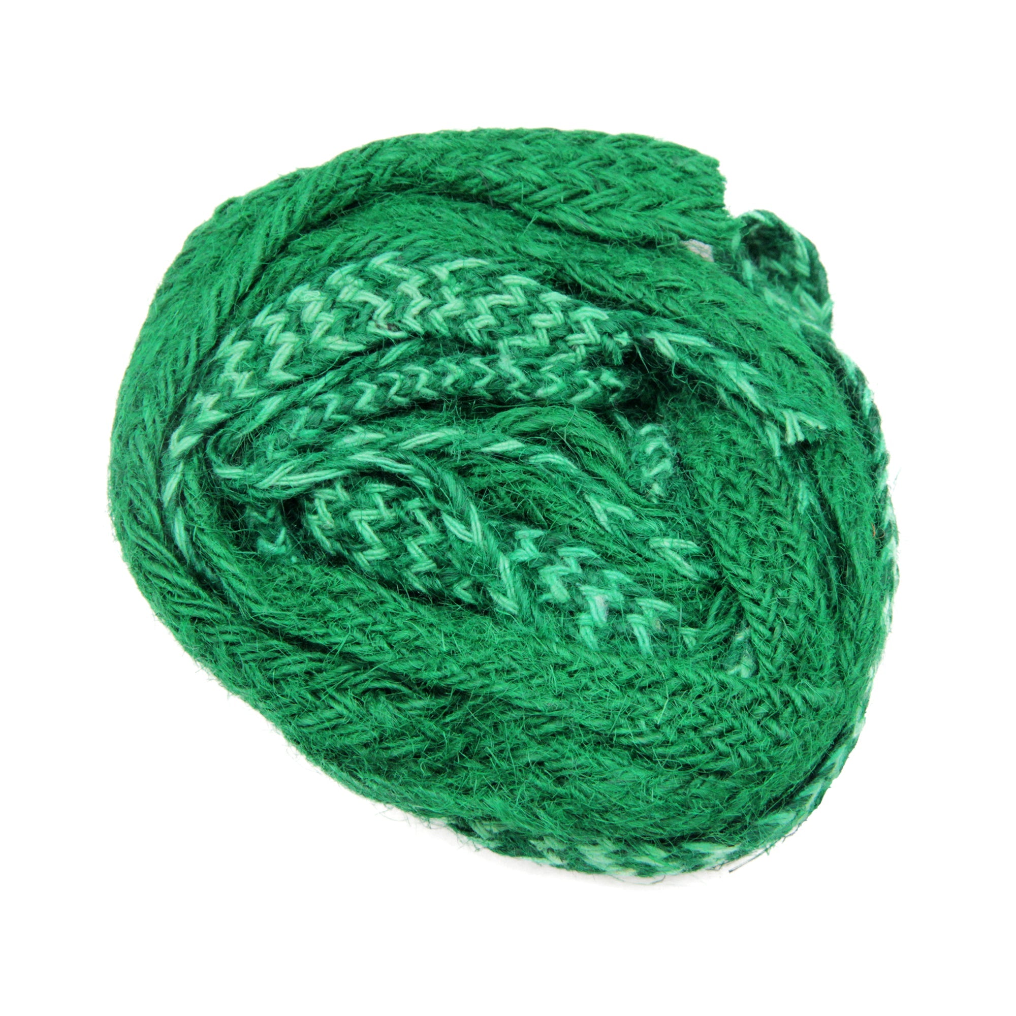 Christmas Burlap Twine Green 6mtr