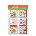 Little Birdie Christmas Stickers -  Santa Claus, 6pc