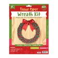 Tissue Paper Wreath Kit- Makes 1
