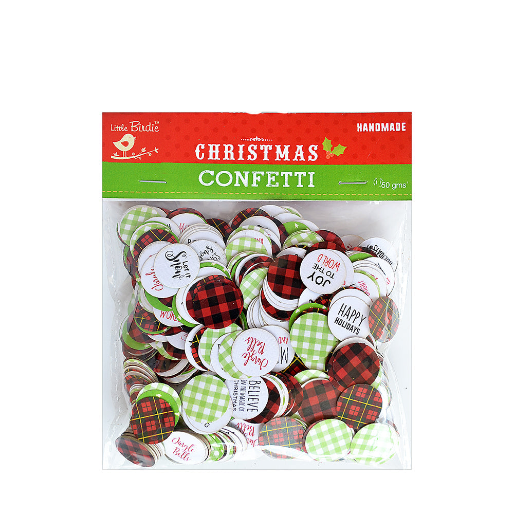 Little Birdie Christmas Confetti - 50g, 15x15mm