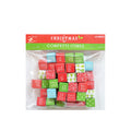 Little Birdie Christmas Confetti Cube - 50pc, 15x15mm