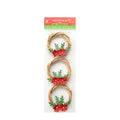 Little Birdie Christmas Wreath - Holiday Blossom, 3pc