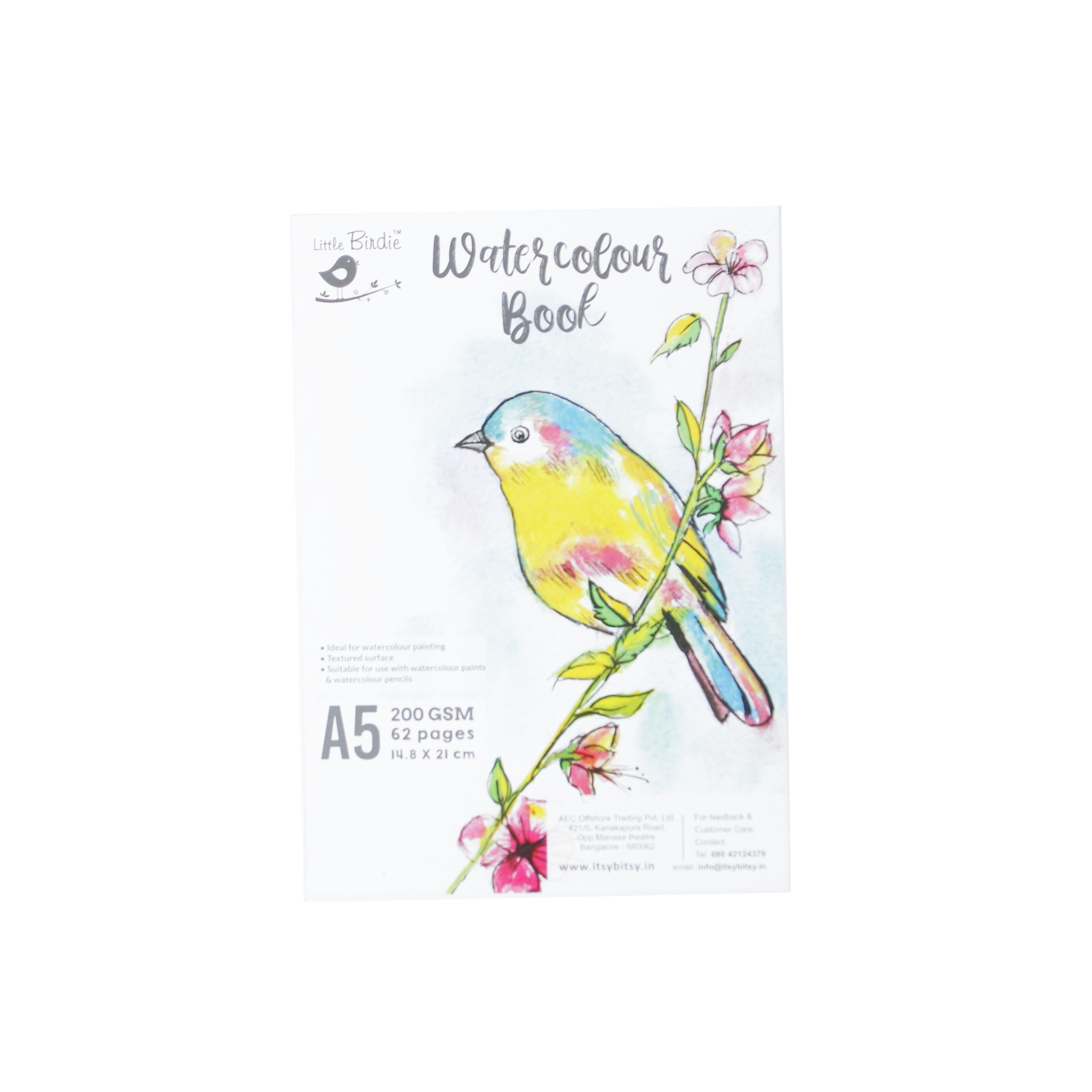Water Colour Book 200Gsm A5 62Pages Lb