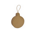 Paper Mache Hanging Bauble- 2.6 x 3.2 x 0.7 inch