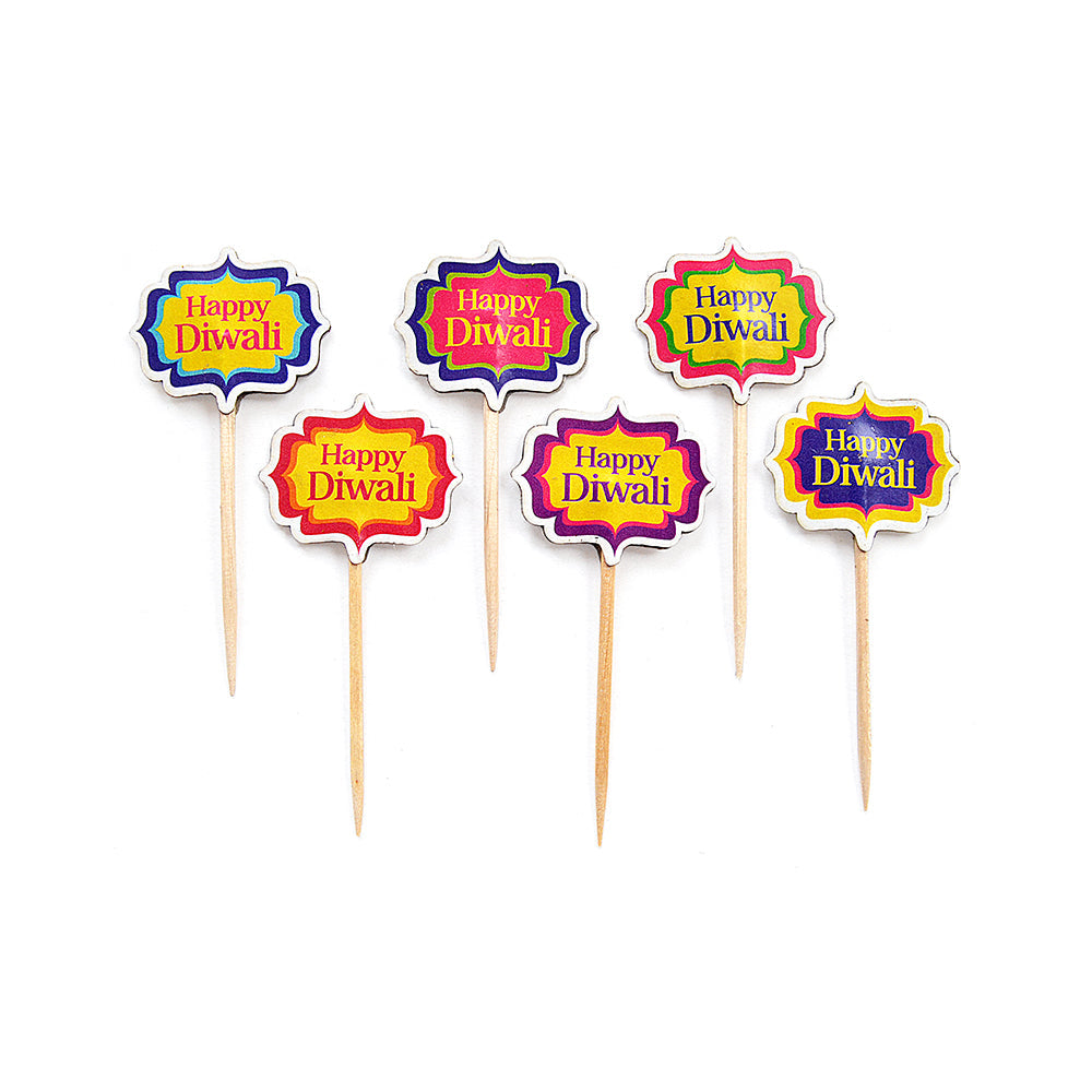 Little Birdie Diwali Mithai Topper - Happy Diwali 12, Pc