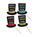 Little Birdie Happy New Year Photo Props- Top Hat, 4pc