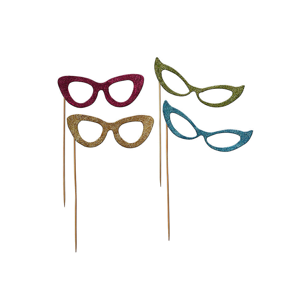 Little Birdie New Year Photo Props- Eye Mask, 4pc