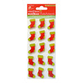 Little Birdie Christmas Stickers - Stockings, 15pc