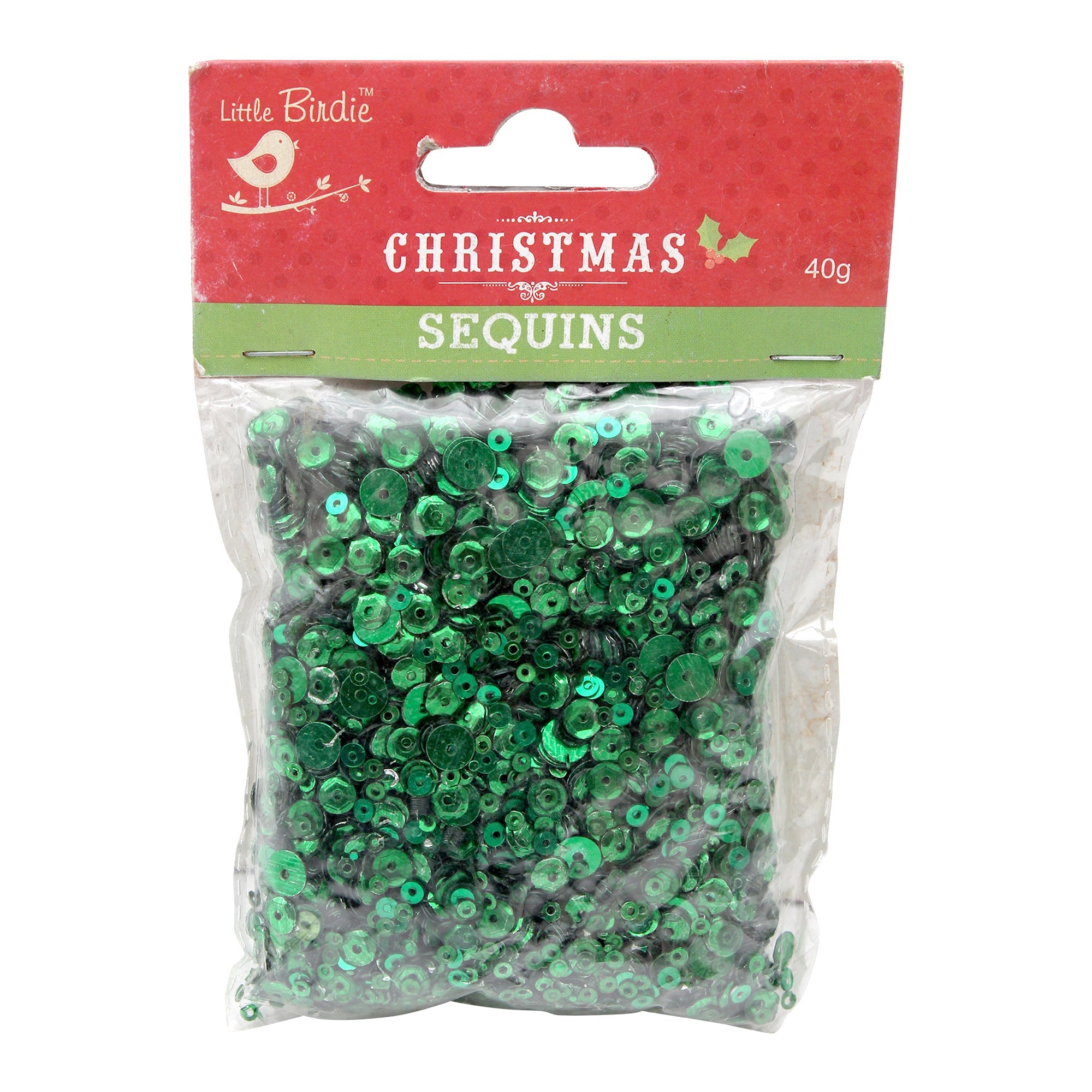 Sequins Green 40gms