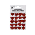Little Birdie Self-adhesive Glitter Stickers - Jewel Hearts, 20Pc