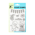 Little Birdie Clear Stamps - Diwali Wishes, 4 X 6, 8Pc