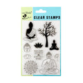 Little Birdie Clear Stamps - Inner Peace, 4 X 6, 10Pc