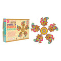 Little Birdie DIY Decoration Kit - Make Your Own Paisley Peacock Rangoli, 1pc
