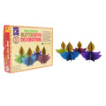 Little Birdie DIY Decoration Kit - Make Your Own Glitter Diya Decoration, Makes 4pc