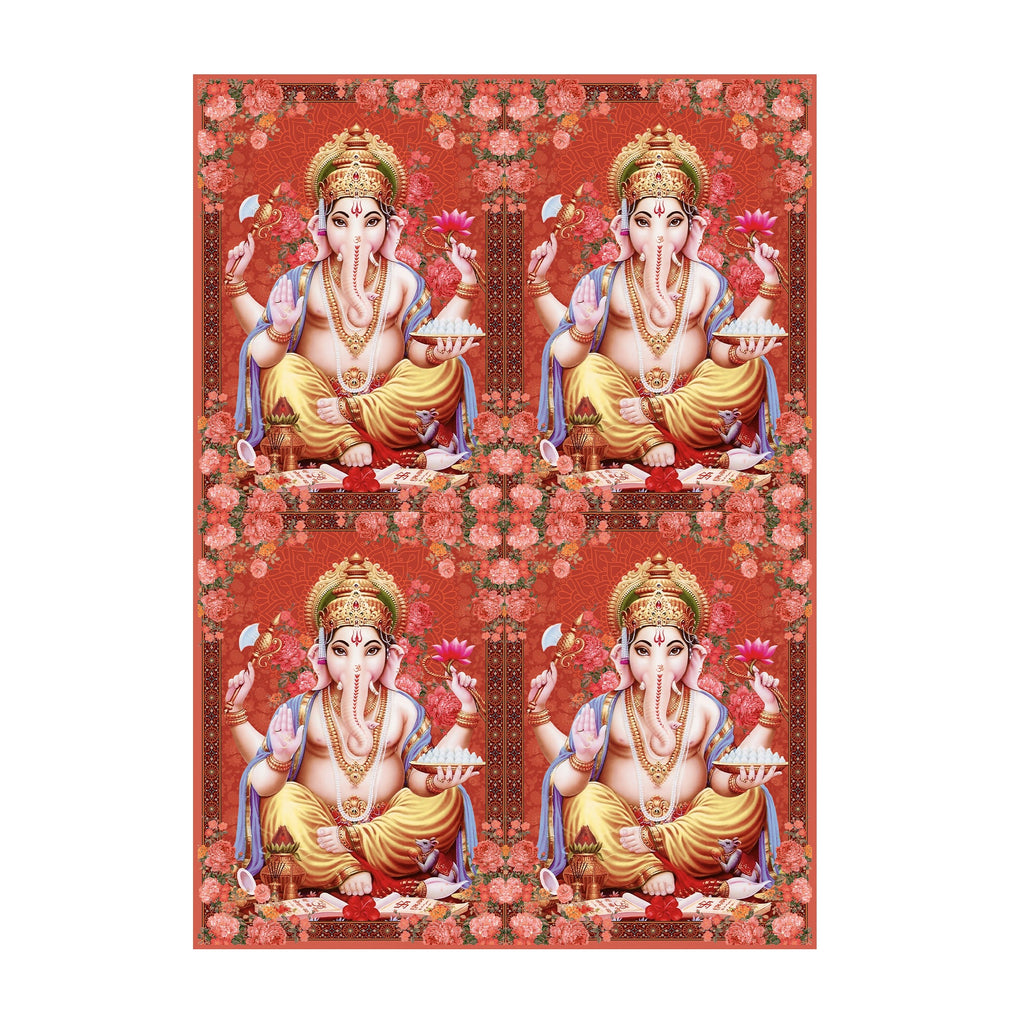 Filament Decoupage Paper A4 Size 2Sheets- Ganapati