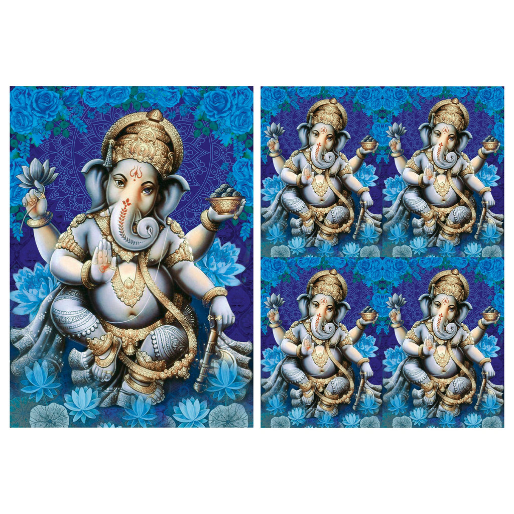 Filament Decoupage Paper A4 Size 2Sheets- Tribute To Ganesha