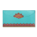 Cash Envelope - Aqua, 3.5in x 7in (Approx size)