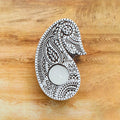 Wooden Printing Block & Candle Holder- Ethnic Paisley