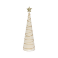 Handmade Conical Christmas Tree - Cotton Thread, Height 14.5 X Width 4inch, 1pc