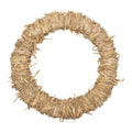 Handmade Christmas Wreath - 20inch, Natural Hay, 1pc