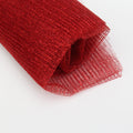 Christmas  Decortive Elements - Net Fabric, Red, 1m