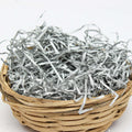 Christmas Hand Dyed Basket Filler Wood Wool Metallic Silver, 40g