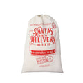 Handmade Christmas Canvas Printed Sack - Width 18inch X Length 26inch, 1pc