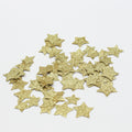 Handmade Christmas Glitter Stars - Gold, 10g
