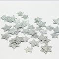 Handmade Christmas Glitter Stars - Silver, 10g