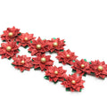 Handmade Christmas Poinsettia, 12pc