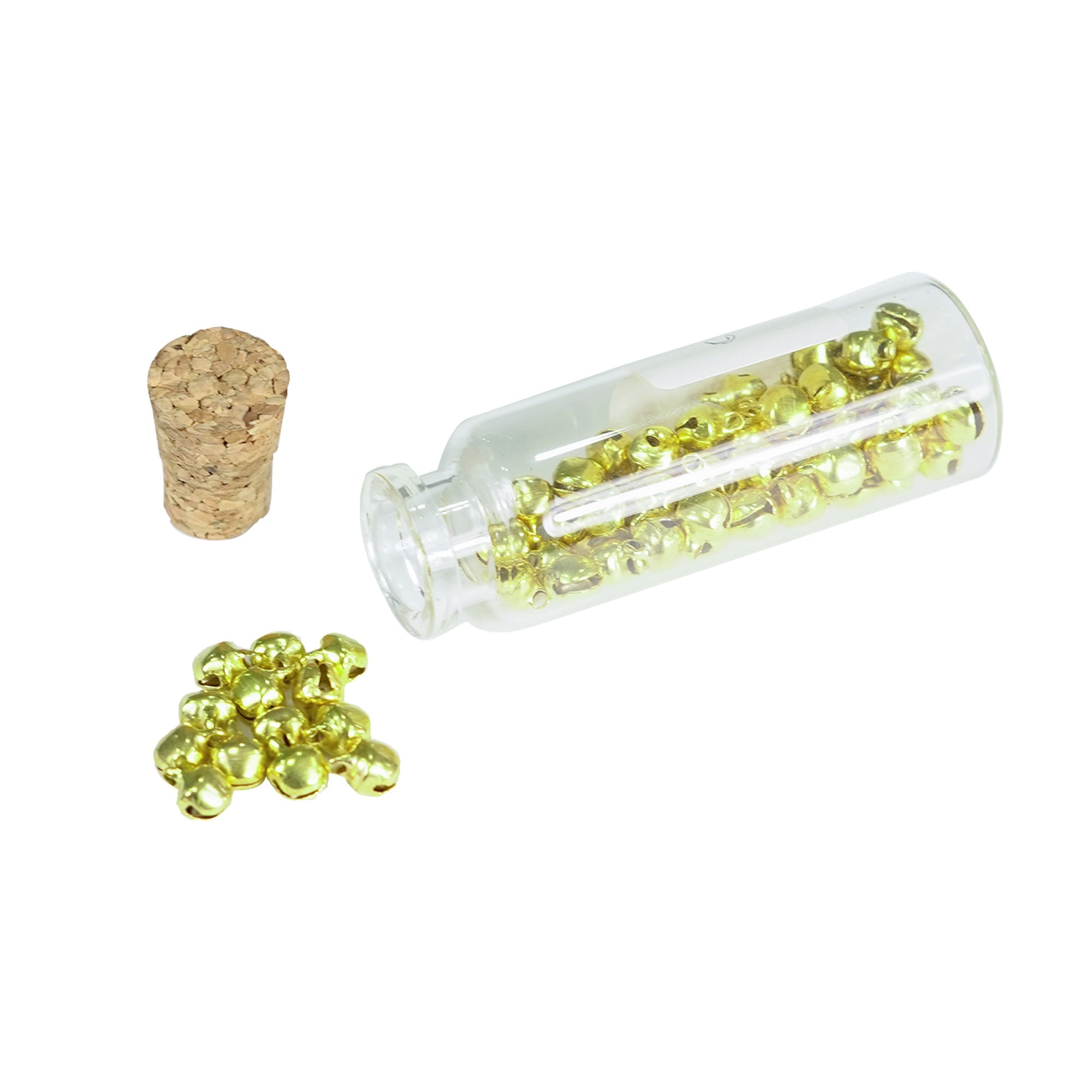 Christmas Jingle Bells - 8mm, Gold, 20g Bottle