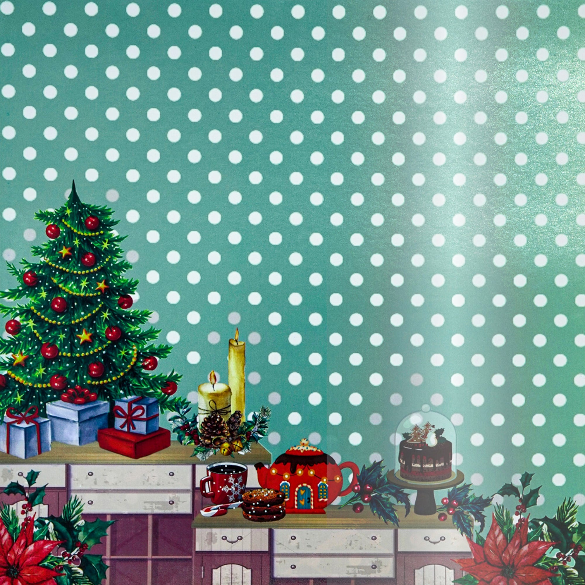 Foil Printed Paper Pack Magic of Christmas 12 X 12inch 250gsm 12Sheet