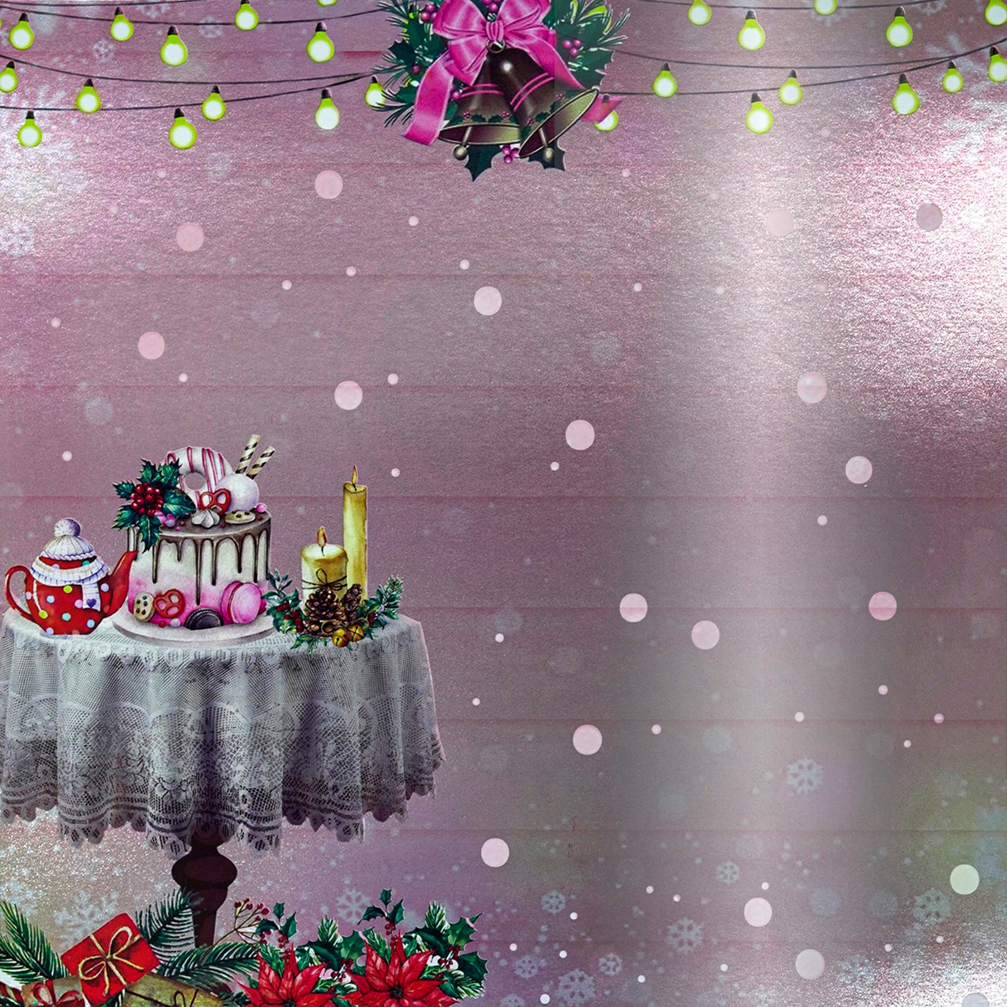 Foil Printed Paper Pack Magic of Christmas 12 X 12inch 250gsm 12Sheet