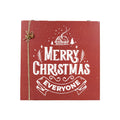 Christmas Home Decor MDF Panel 12mm - Merry Christmas, 12 X 12inch, 1pc