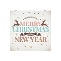 Christmas Home Decor MDF Panel 12mm -  Merry Christmas Wishes, 12 X 12inch, 1pc