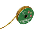 Christmas Twisted Lurex Cord 3ply - Gold, 5mm, 5mtr Roll