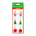 Handmade Christmas Earrings - Joyful Season, 3 Pairs