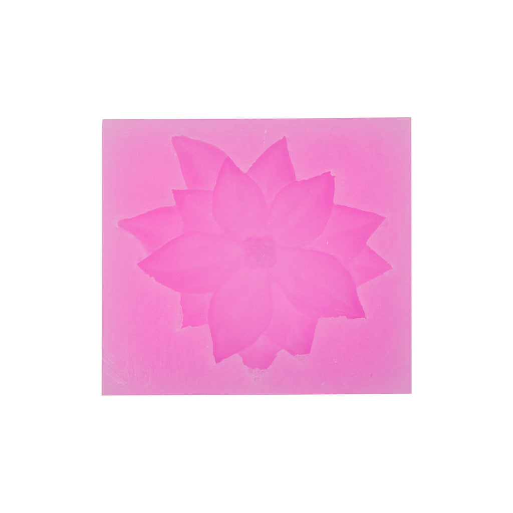 Silicone Mould Poinsettia - W 2.56 X L 2.32inch, D - 12mm, 1pc