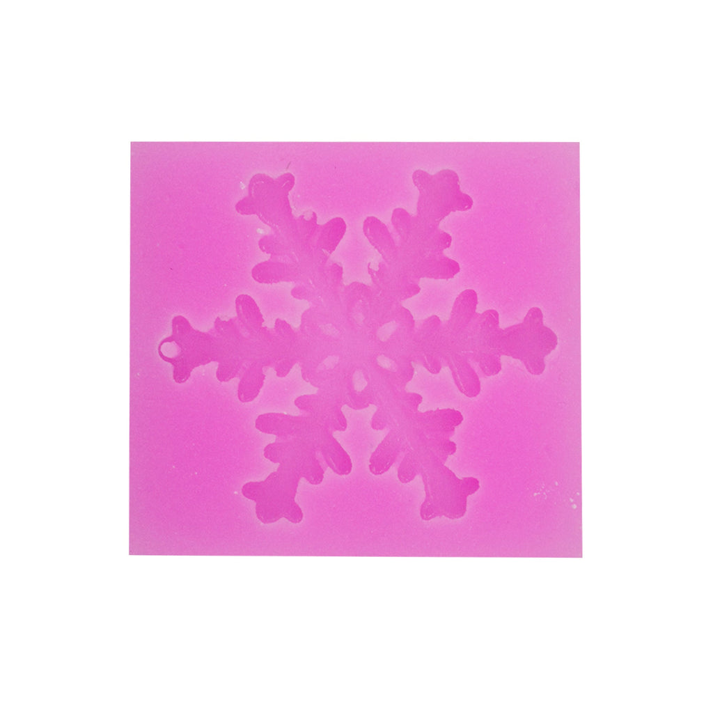 Silicone Mould Snowflake - W 2.37 X L2.13inch, D - 8mm, 1pc