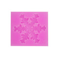 Silicone Mould Snowflake - W 2.37 X L2.13inch, D - 8mm, 1pc