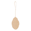 Christmas Paper Mache Hanging Light 6 x 4cm 1pc